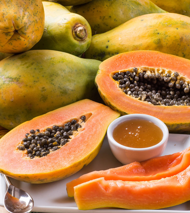 Papaya scrub